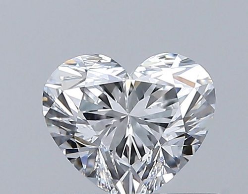 0.46 carat D-VVS1 Natūralus Heart Deimantas (1)