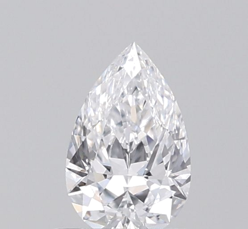 0.5 carat D-VS1 Natūralus Pear Deimantas (1)