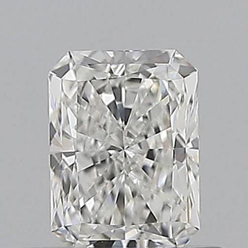 0.51 carat F-VVS1 Natūralus Radiant Deimantas (1)