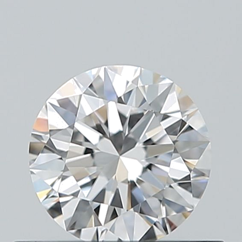 0.5 carat D-VVS2 Excellent cut Natūralus Round Deimantas (1)