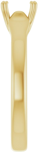 Sužadėtuvių Žiedas „Solitaire“ 10k yellow gold Oval 7mm x 5mm (4)
