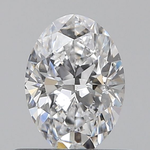 0.5 carat D-VS2 Natūralus Oval Deimantas (1)
