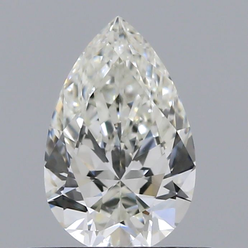0.43 carat I-VVS2 Natūralus Pear Deimantas (1)