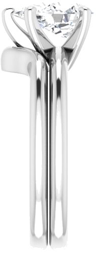 Sužadėtuvių Žiedas „Solitaire“ 925 Sidabro Pear Shape 9mm x 6mm (9)