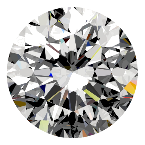 0.4 carat F-VS2 Very Good cut Natūralus Round Deimantas (1)