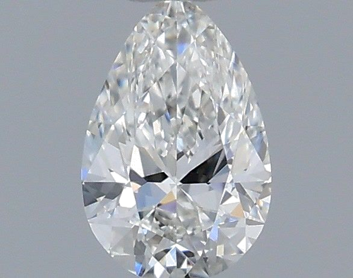0.3 carat G-VVS2 Natūralus Pear Deimantas (1)