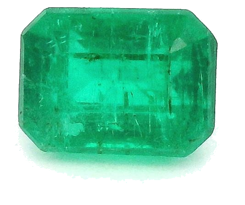 0.52 carat GREEN STEP cut Octagonal Smaragdas (1)
