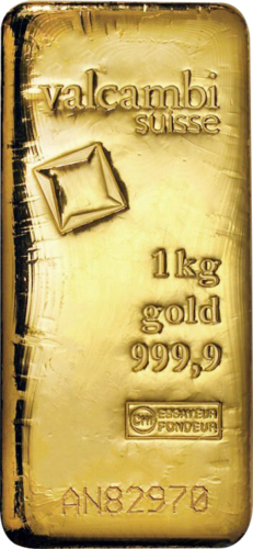 1 kg investīciju zelta Valcambi liets stienis (1)