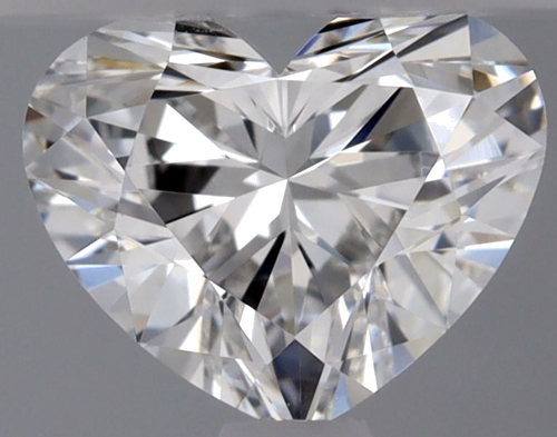 0.51 carat E-VVS2 Natūralus Heart Deimantas (1)