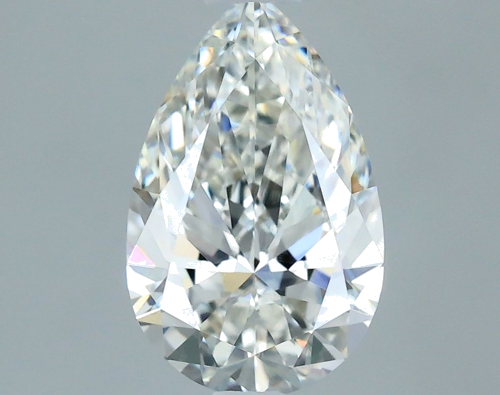 0.7 carat G-VS2 Natūralus Pear Deimantas (1)