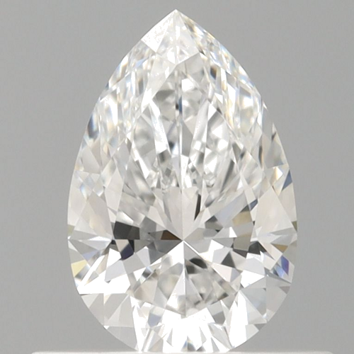0.5 carat E-VS2 Natūralus Pear Deimantas (1)