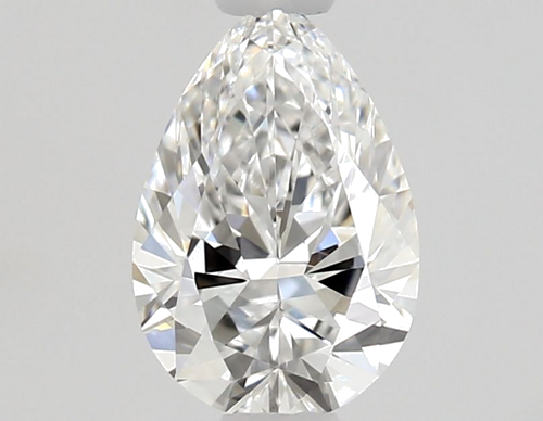 0.59 carat E-VVS1 Natūralus Pear Deimantas (1)