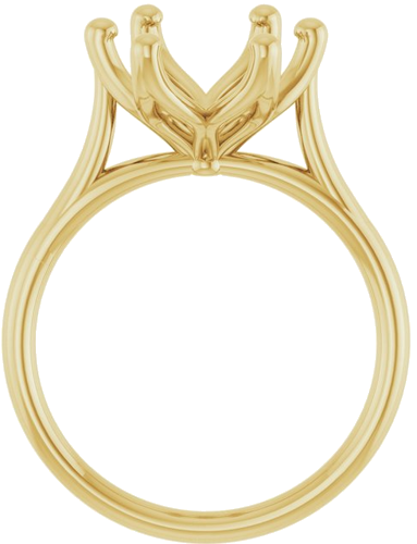 Sužadėtuvių Žiedas „Cathedral-Style Solitaire“ 14k yellow gold Oval 12mm x 10mm (2)
