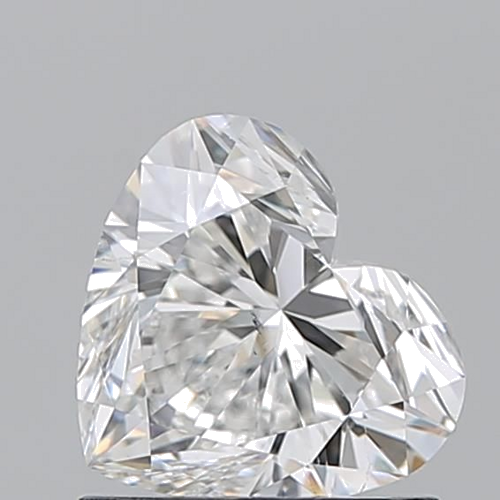 1.03 carat F-SI1 Natūralus Heart Deimantas (1)