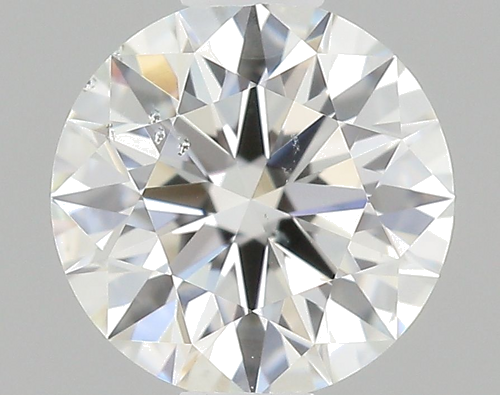 0.52 carat I-SI1 Excellent cut Natūralus Round Deimantas (1)