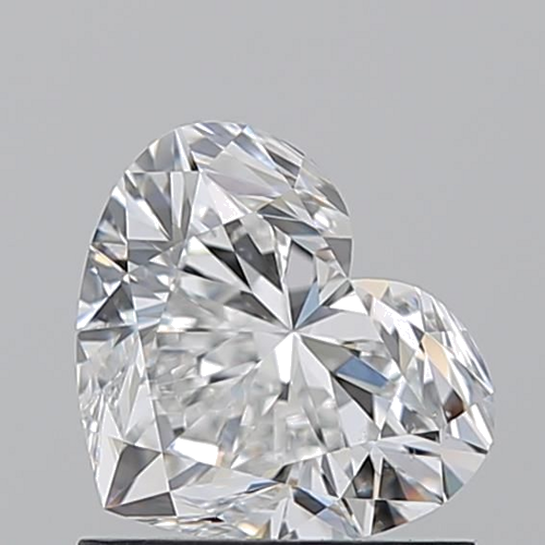1.01 carat E-SI1 Natūralus Heart Deimantas (1)