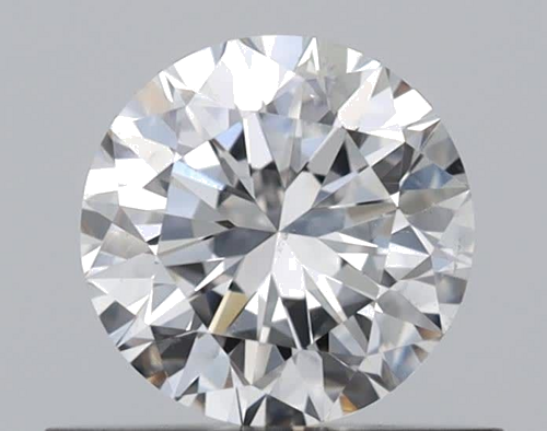 0.51 carat F-SI1 Very Good cut Natūralus Round Deimantas (1)