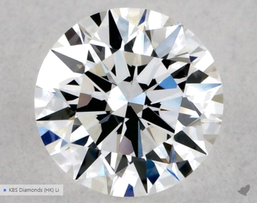 0.3 carat E-VS2 Excellent cut Natūralus Round Deimantas (1)
