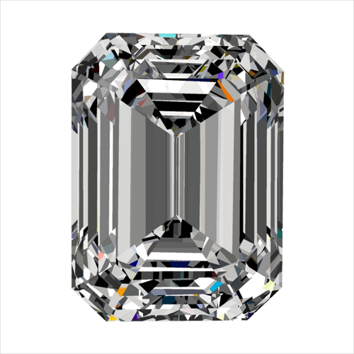0.32 carat E-VVS1 Natūralus Emerald Deimantas (1)