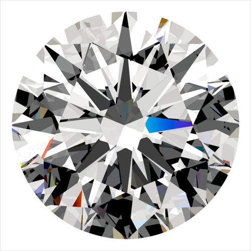 0.3 carat D-VS1 Excellent cut Natūralus Round Deimantas (1)