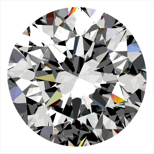 0.3 carat I-VVS1 Very Good cut Natūralus Round Deimantas (1)