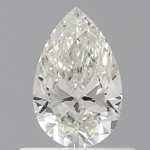 0.5 carat H-SI1 Natūralus Pear Deimantas (1)