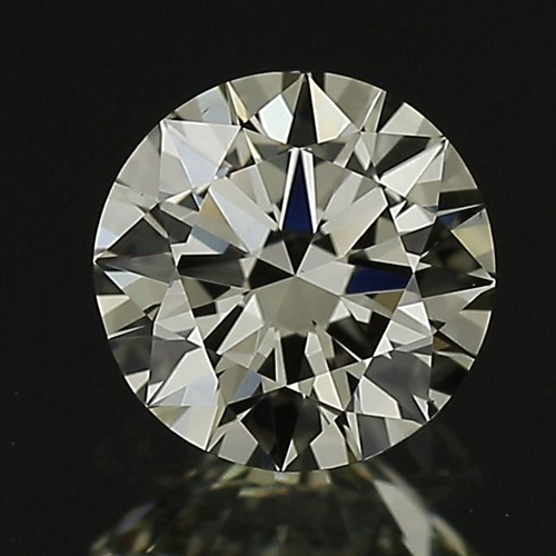 0.7 carat Fancy Grayish Greenish Yellow-VS1 GD cut Natūralus Round Deimantas (1)