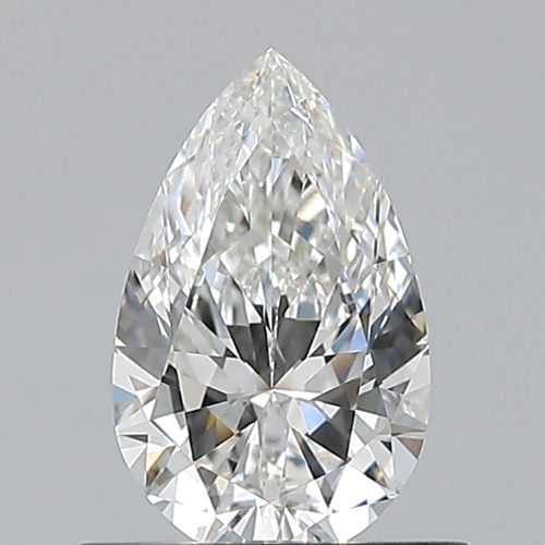 0.6 carat F-VVS2 Natūralus Pear Deimantas (1)