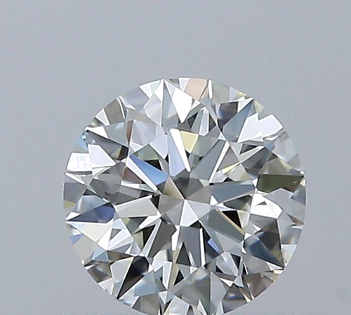 0.42 carat J-VVS1 Excellent cut Natūralus Round Deimantas (1)