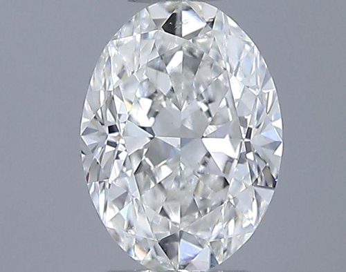 0.6 carat G-SI1 Natūralus Oval Deimantas (1)