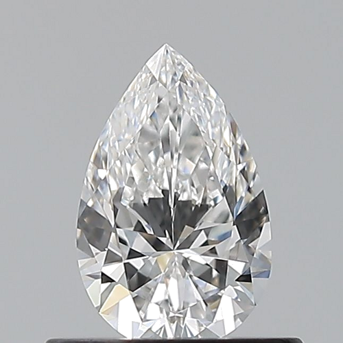 0.5 carat E-VS1 Natūralus Pear Deimantas (1)