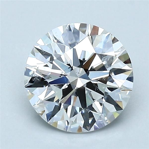 1.71 carat D-SI1 Excellent cut Natūralus Round Deimantas (1)