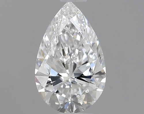 0.6 carat D-VVS1 Natūralus Pear Deimantas (1)