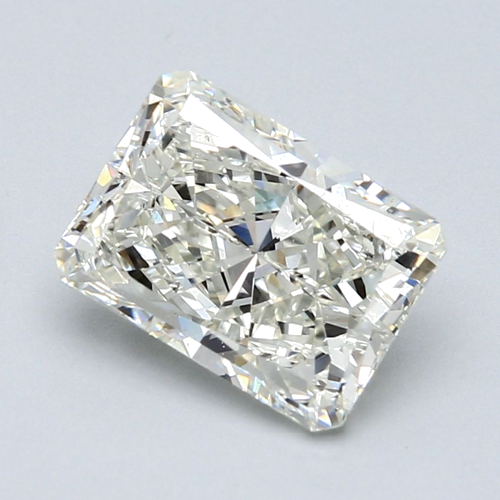 3.01 carat J-SI1 Natūralus Radiant Deimantas (1)