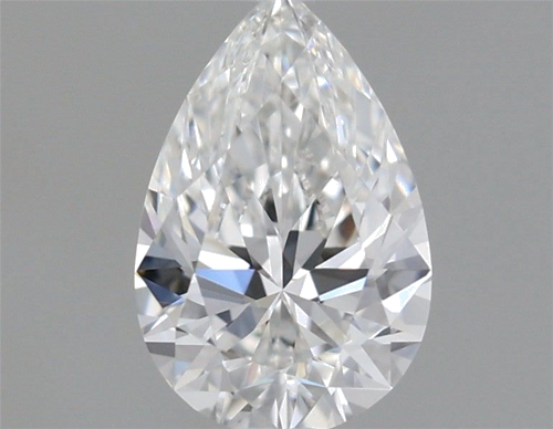 0.4 carat F-VVS1 Natūralus Pear Deimantas (1)