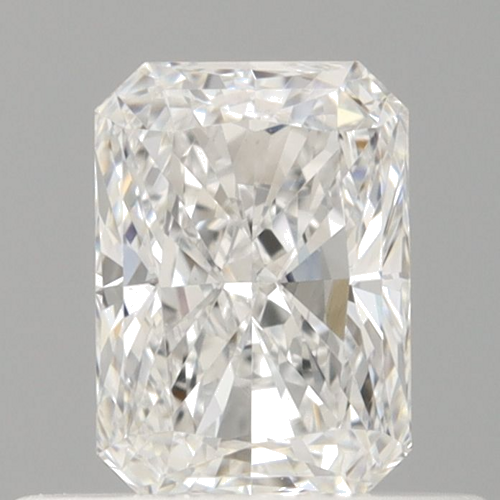 0.5 carat E-VVS2 Natūralus Radiant Deimantas (1)