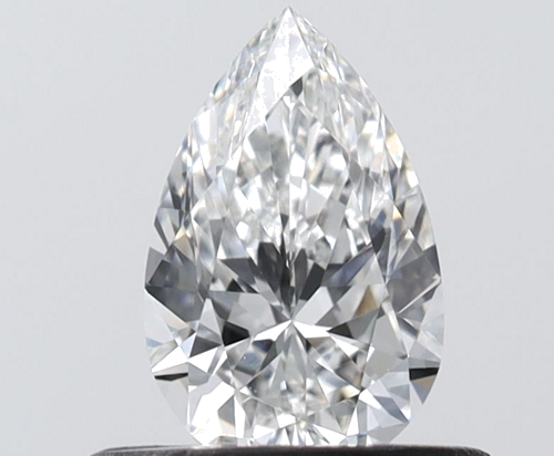 0.44 carat F-VS1 Natūralus Pear Deimantas (1)