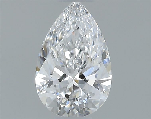 0.31 carat D-VVS2 Natūralus Pear Deimantas (1)