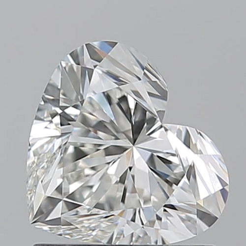 1.11 carat H-VVS1 Natūralus Heart Deimantas (1)
