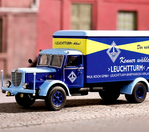 Kolekcinis Leuchtturm Furgono BUSSING 8000 (1:43) modelis (3)