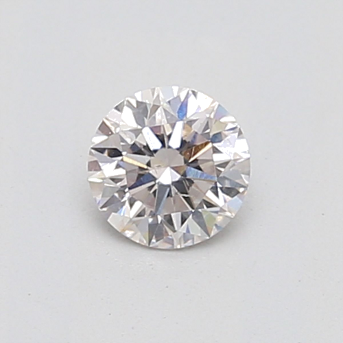 0.4 carat Faint  Pink-SI2 GD cut Natūralus Round Deimantas (1)