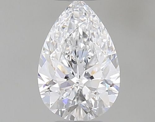 0.3 carat D-VVS2 Natūralus Pear Deimantas (1)