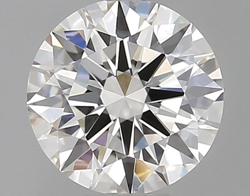 0.5 carat H-VVS2 Excellent cut Natūralus Round Deimantas (1)