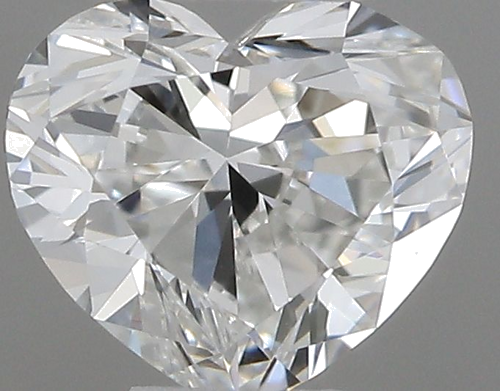 0.4 carat G-VVS1 Natūralus Heart Deimantas (1)