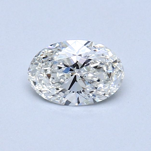 0.44 carat G-VVS2 Natūralus Oval Deimantas (1)