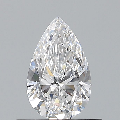 0.5 carat D-VVS1 Natūralus Pear Deimantas (1)