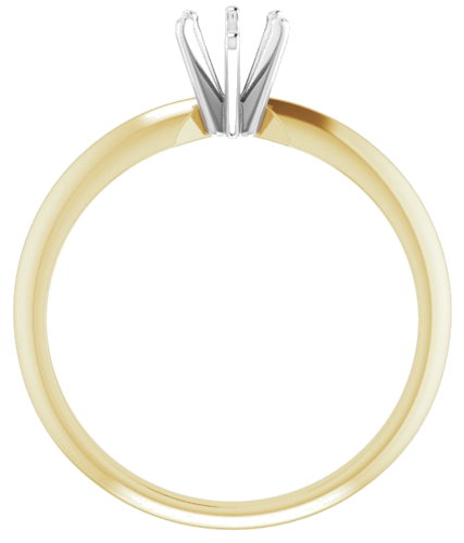 Sužadėtuvių Žiedas „Lightweight Solitaire“ 585 Baltojo Ir Geltonojo Aukso Pear Shape 7mm x 4.5mm (2)