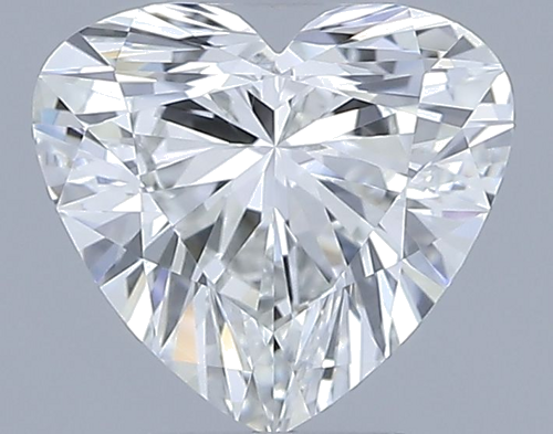 0.67 carat I-VVS1 Natūralus Heart Deimantas (1)