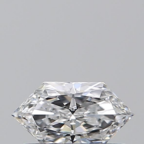 0.3 carat D-VS2 Natūralus Hexagonal Deimantas (1)