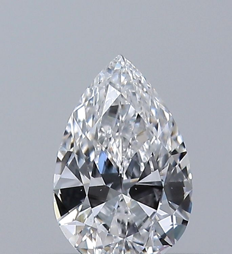 0.3 carat D-SI1 Natūralus Pear Deimantas (1)